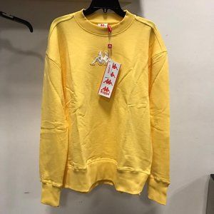 NWT KAPPA Unisex MEM WOMEN sweater Jacket yellow L